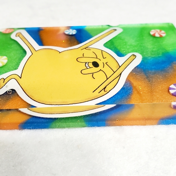 Adventure Time Jake handmade Keychain or Fridge Magnet "Your Choice" - Picture 2 of 7